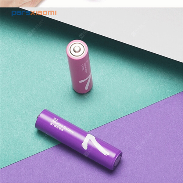 باتری نیم قلمی آلکالاین شیائومی مدل ZI7 بسته 10 عددی - Xiaomi ZI7 Alkaline AAA Battery Pack Of 10