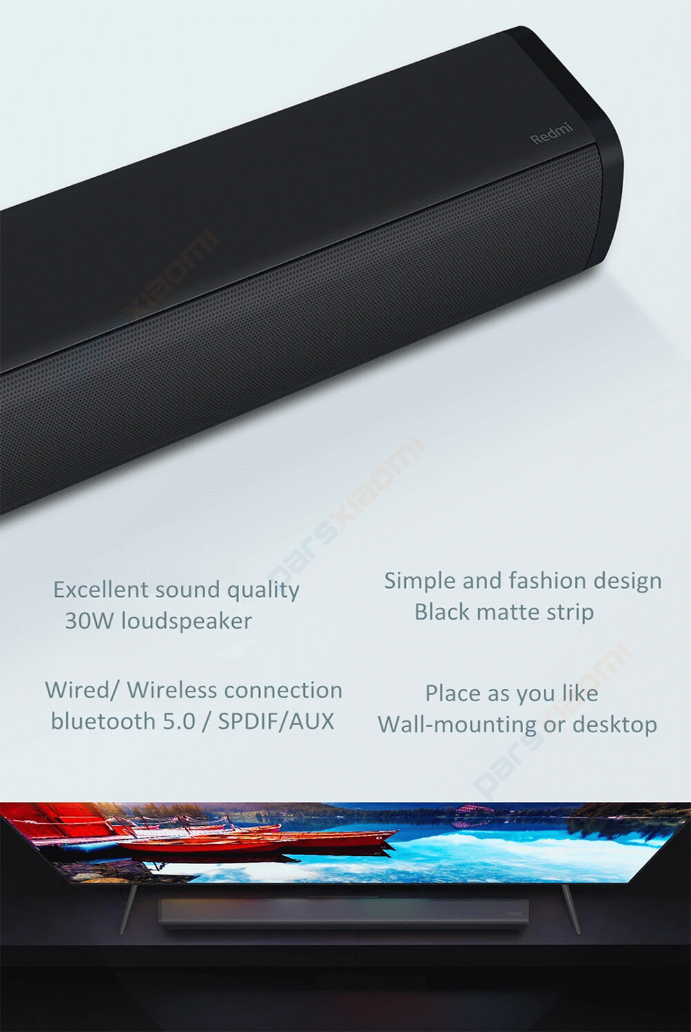 ساندبار شیائومی مدل Xiaomi Redmi TV Soundbar - MDZ-34-DA