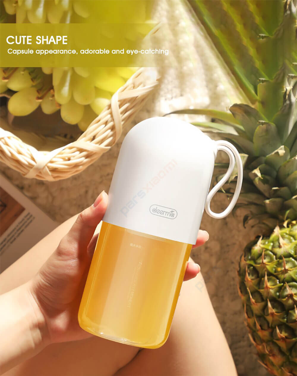 مخلوط کن قابل حمل شارژی شیائومی Xiaomi Deerma DEM-NU11 Portable Juicer Blender