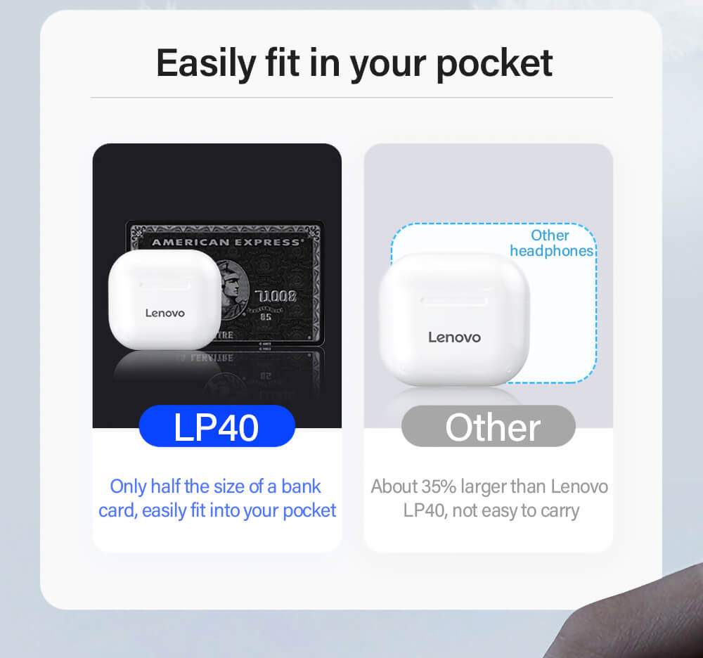 هندزفری بلوتوثی لنوو مدل LivePods LP40