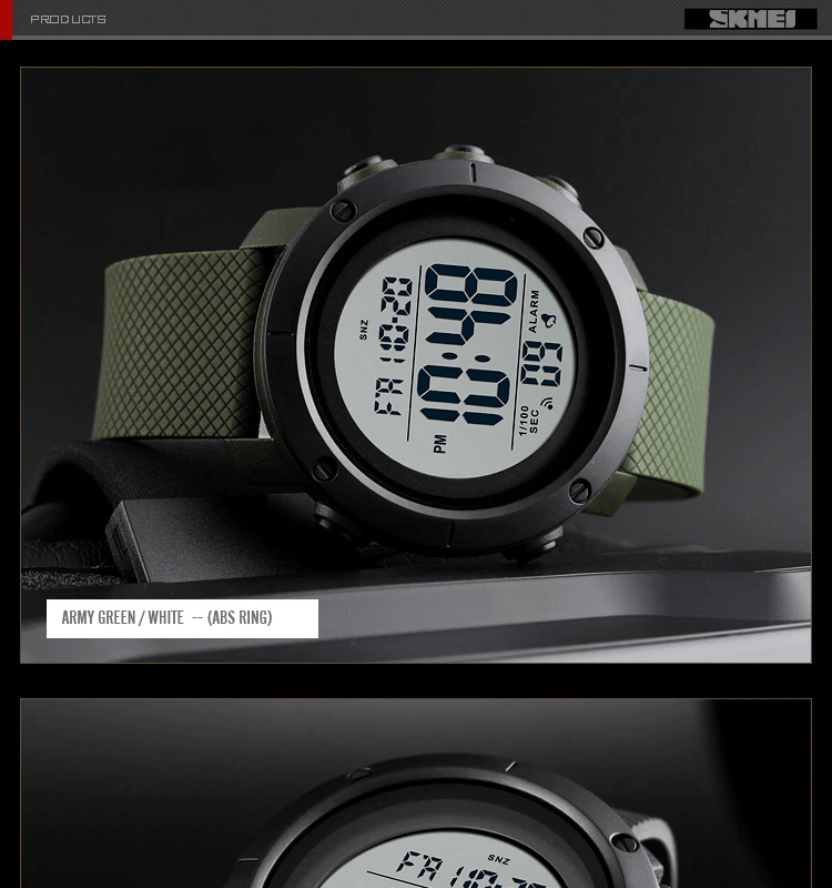 ساعت دیجیتال اسکمی مدل 1416 - SKMEI 1416 LED WATERPROOF DIGITAL WATCHES