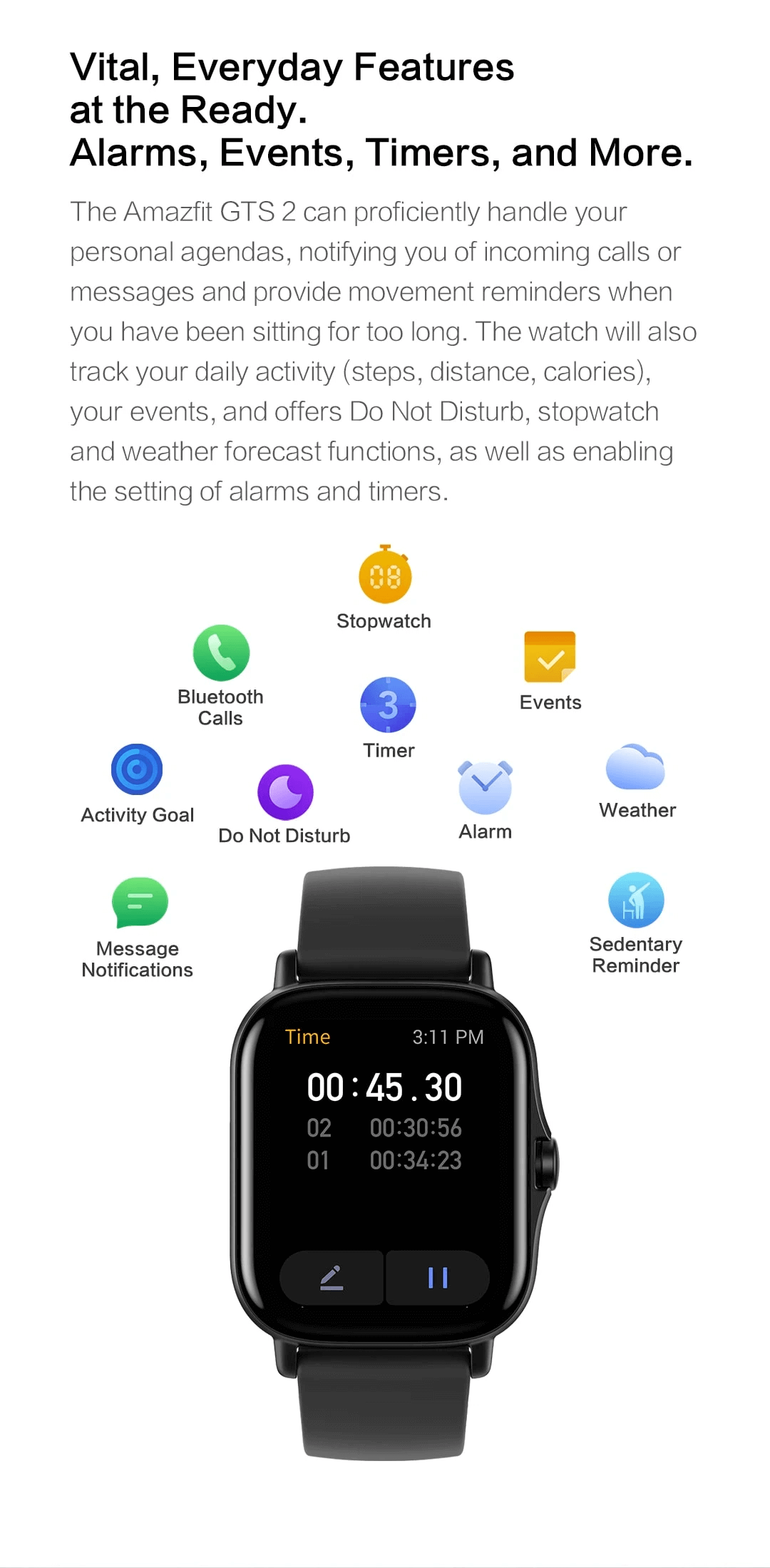 ساعت هوشمند شیائومی آمازفیت GTS 2 - ‏Xiaomi Amazfit GTS 2 نسخه گلوبال