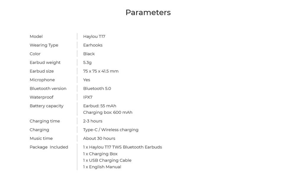 هندزفری بلوتوث دوگوش شیائومی هایلو Xiaomi Haylou T17 AptX TWS Bluetooth Earbuds