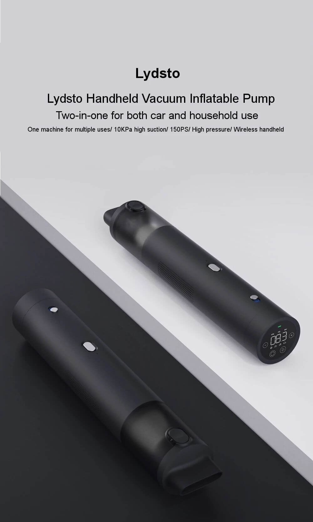جارو شارژی دوکاره شیائومی Lydsto‏ - Xiaomi Lydsto 2 in 1 hand vacuum cleaner