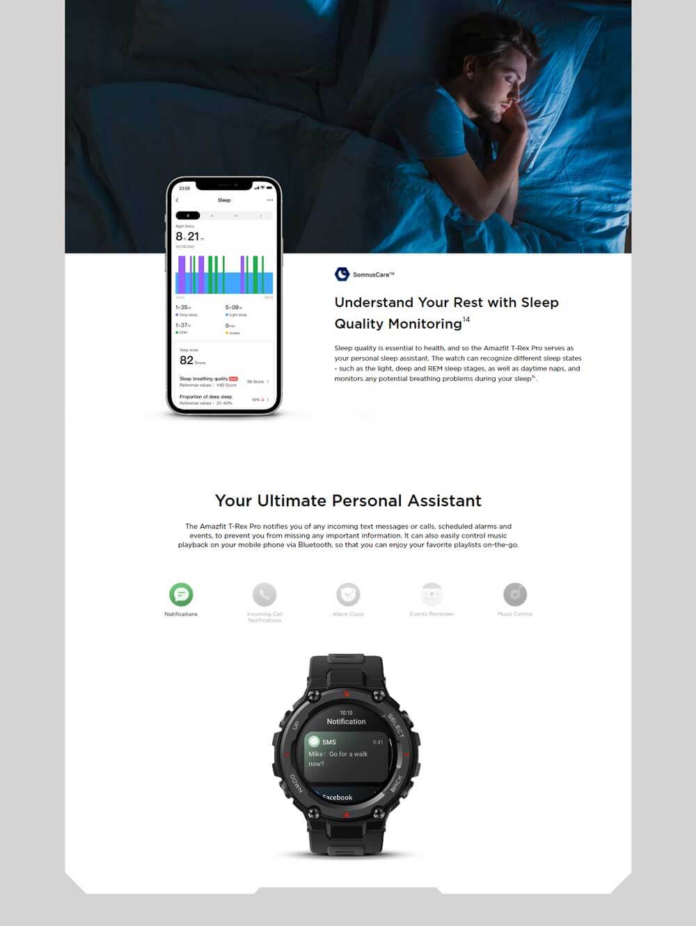 ساعت هوشمند شیائومی آمازفیت T-Rex PROنسخه گلوبال