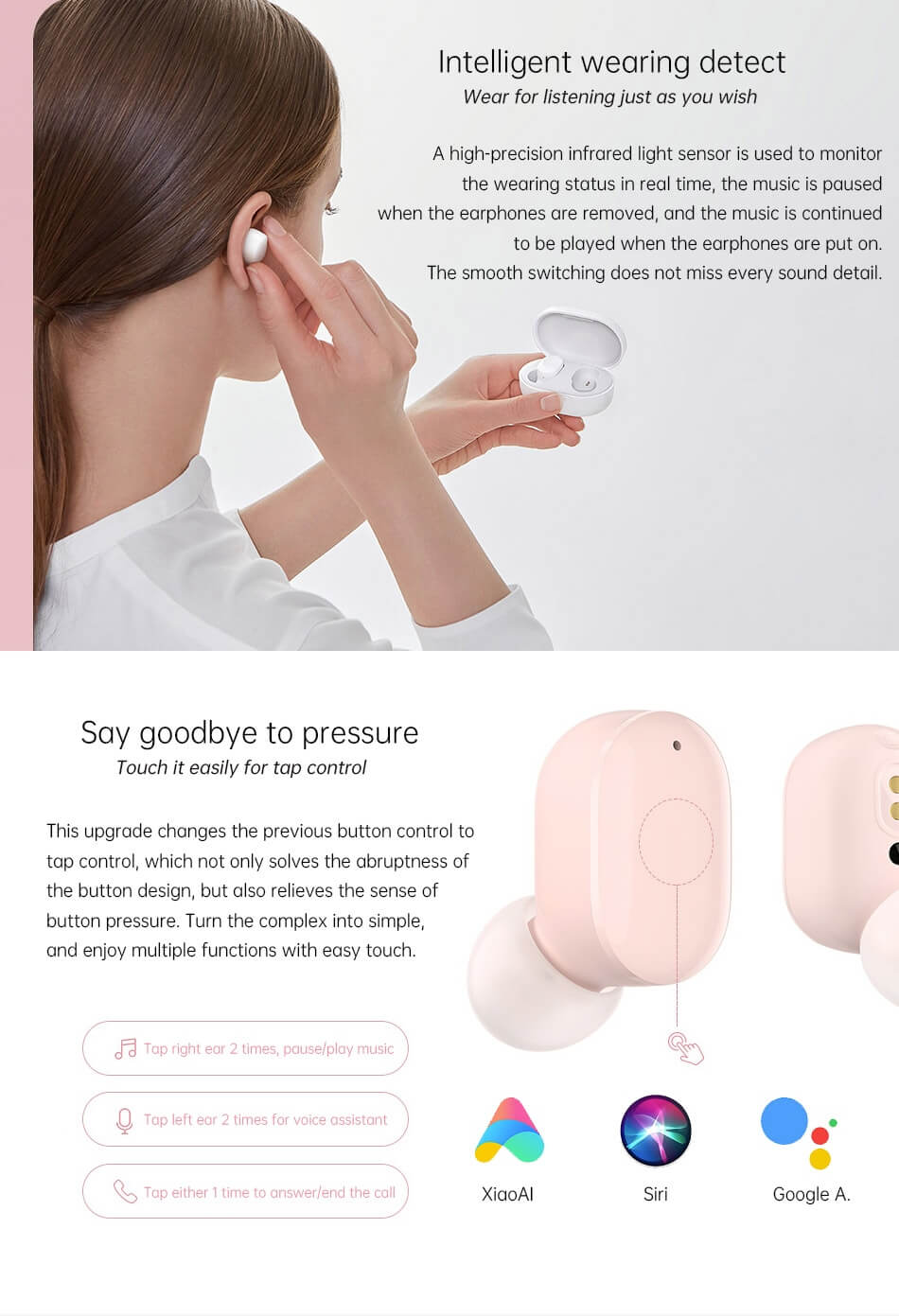 هدفون بلوتوثی شیائومی Redmi Airdots 3