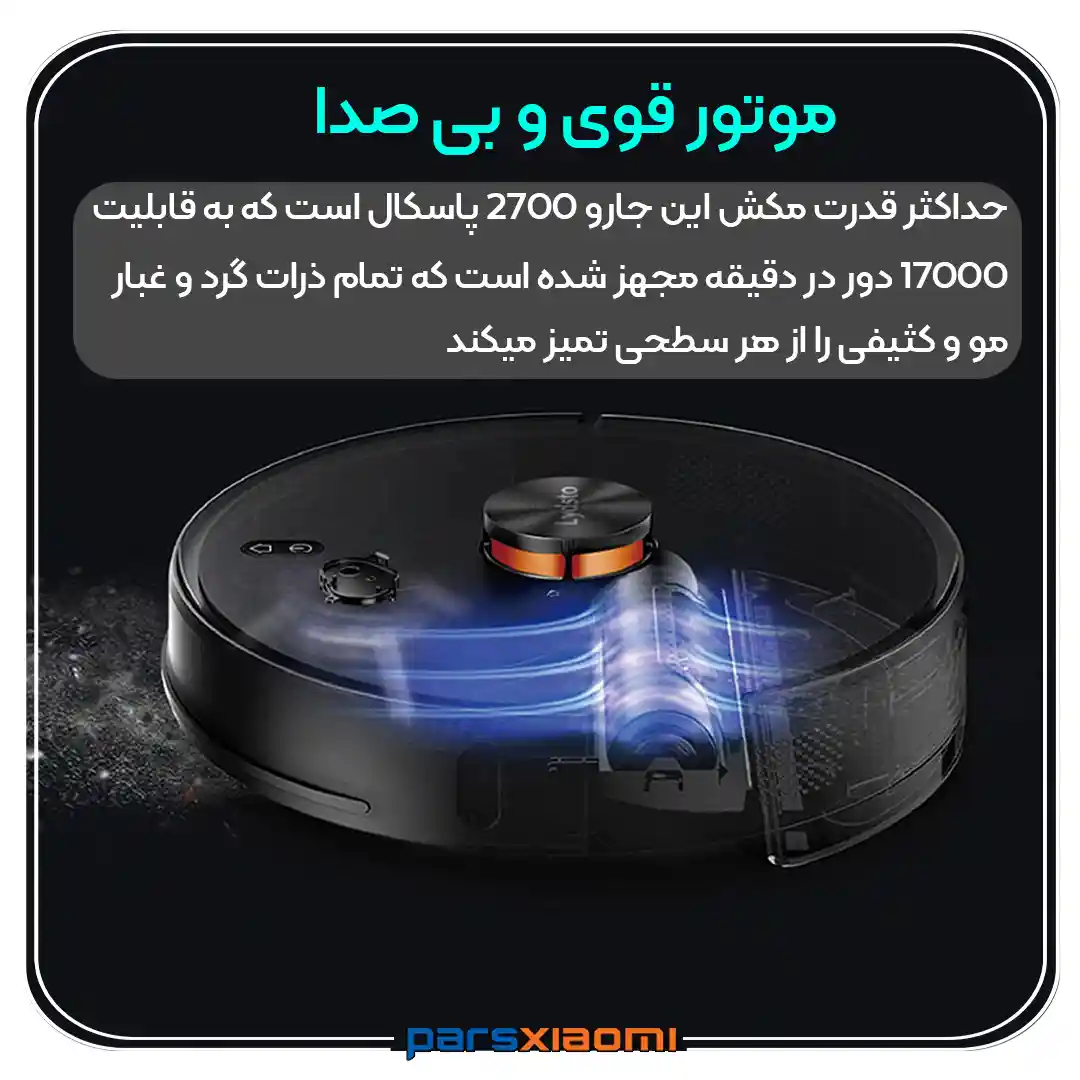 عملکرد جارو رباتیک هوشمند شیائومی Lydsto R1