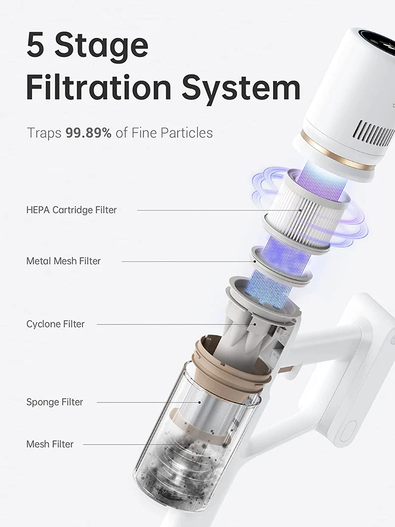 مخزن هوا جارو شارژی شیائومی دریم P10 pro