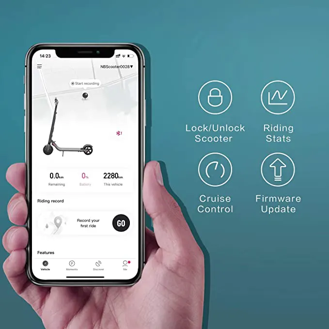 نرم افزار اسکوتر برقی Segway مدل ES2 KickScooter