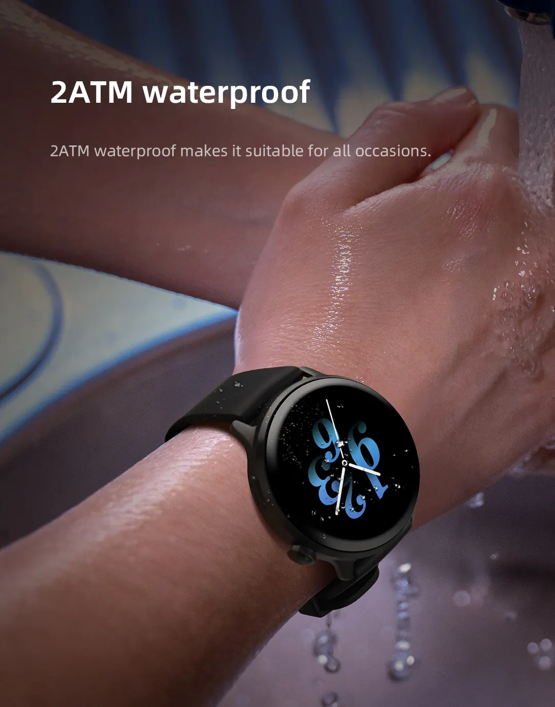 قابلیت ضدآب ساعت هوشمند شیائومی Mibro Lite 2