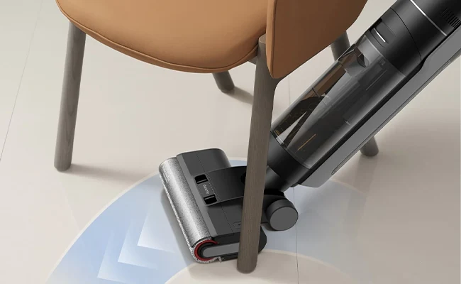 تمیز کردن گوشه ها باجارو برقی آب و خاک Dreame H12 Pro شیائومی