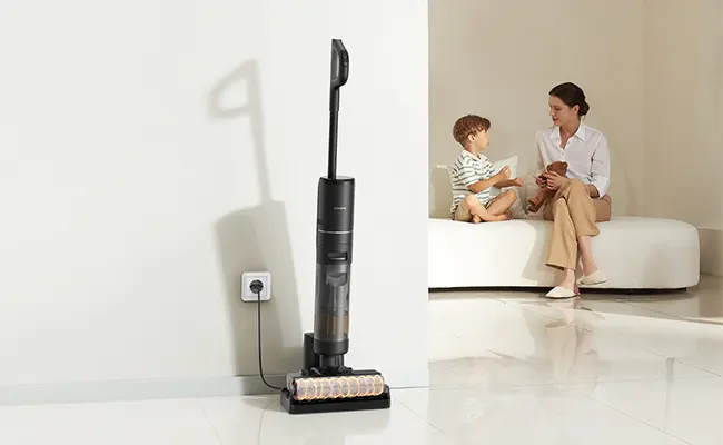 نمای ظاهری جارو برقی آب و خاک Dreame H12 Pro شیائومی