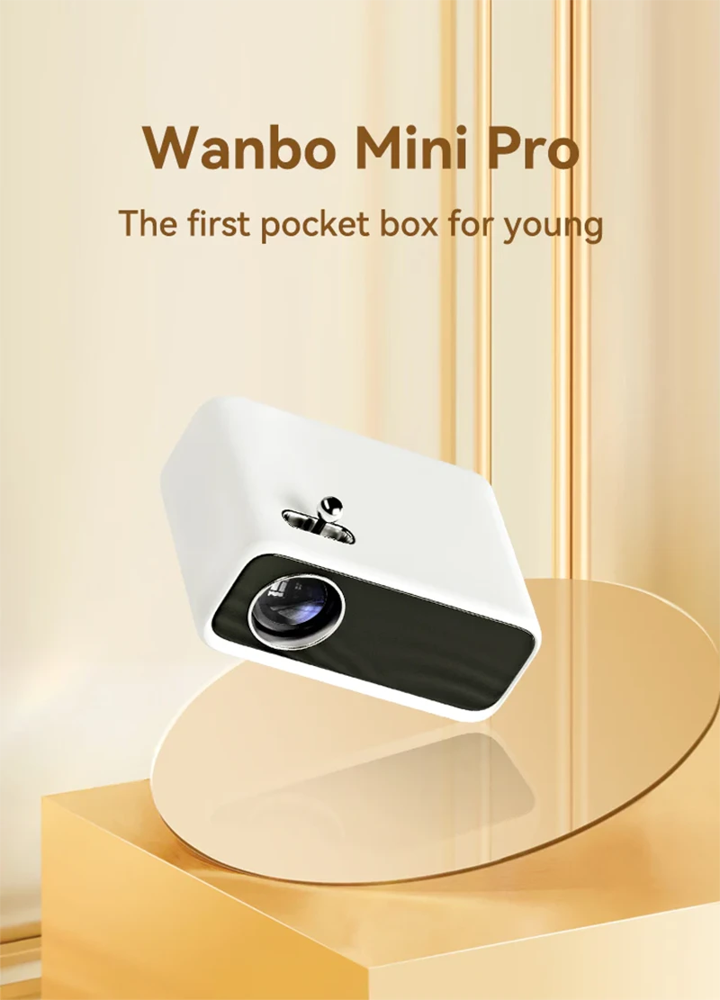 طراحی ویدئو پروژکتور قابل حمل WANBO Mini Pro