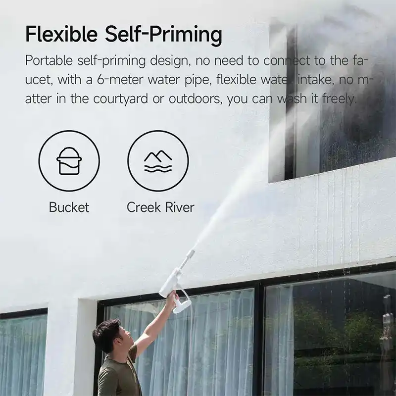 قدرت بالای کارواش شارژی MJXCJ001QW شیائومی