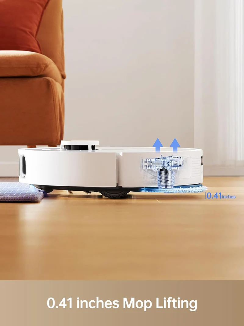 تشخیص هوشمند فرش جارو رباتیک شیائومی dreame L10s Pro Ultra Heat