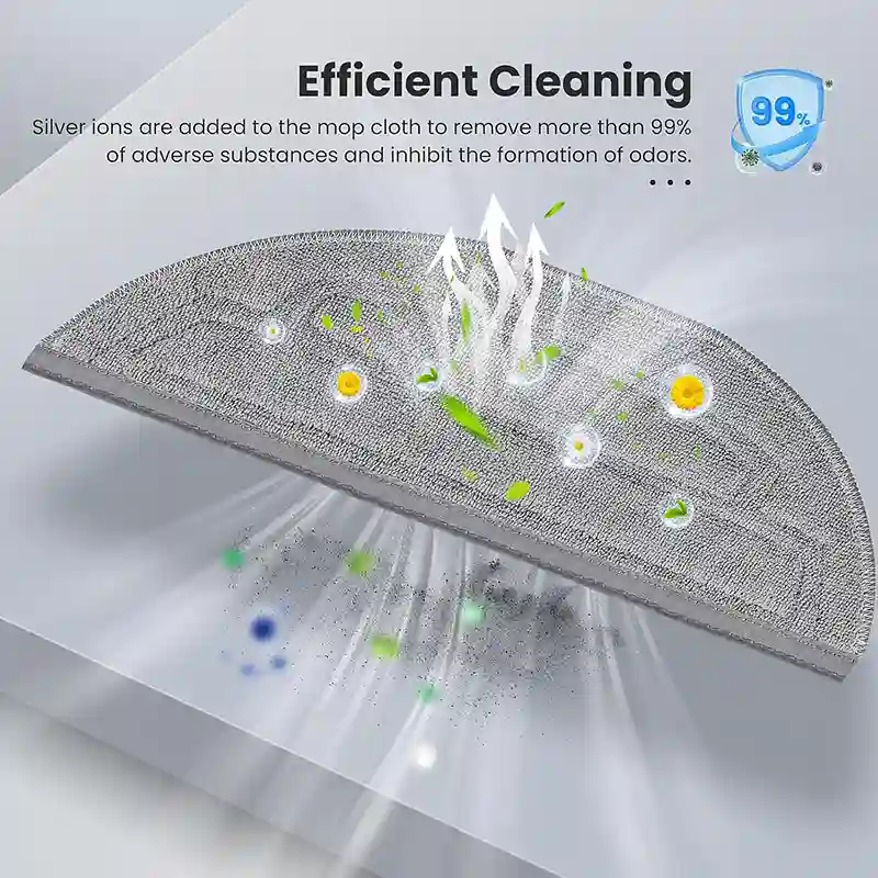 تاثیرگذاری پد تی جارو رباتیک شیائومی S8 MaxV Ultra