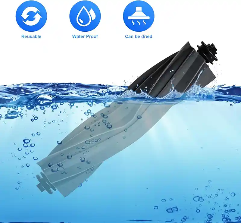 قابلیت شستشوی برس اصلی جارو رباتیک شیائومی سری L10s