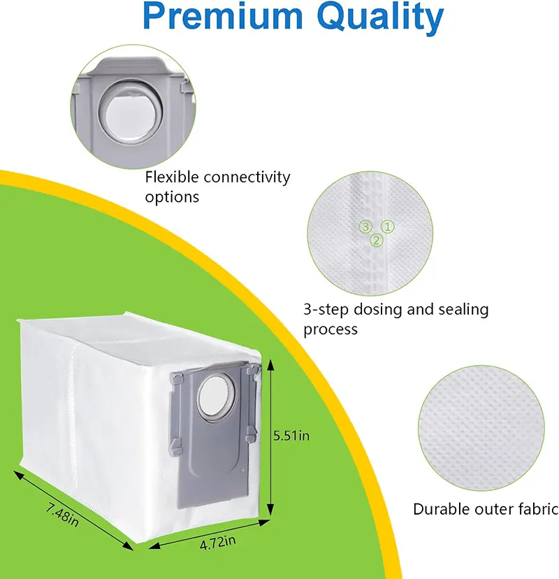 نحوه کارکرد پاکت جارو رباتیک شیائومی مدل S8