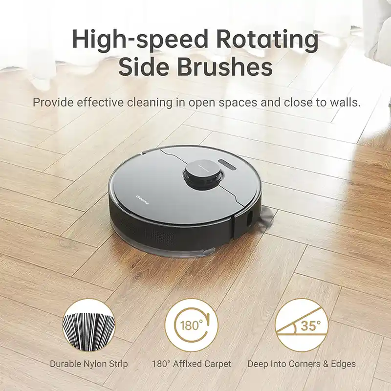 عملکرد و کیفیت برس کناری جارو رباتیک شیائومی سری L10s Pro