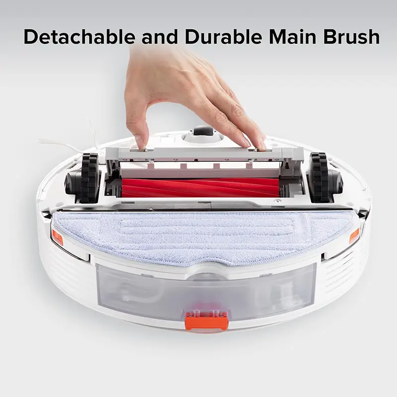 طراحی منحصر به فرد برس اصلی جارو رباتیک شیائومی سری Q Revo