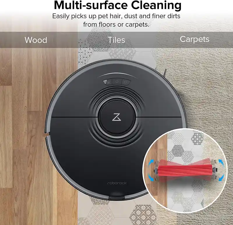 عملکرد برس اصلی جارو رباتیک شیائومی سری Q Revo