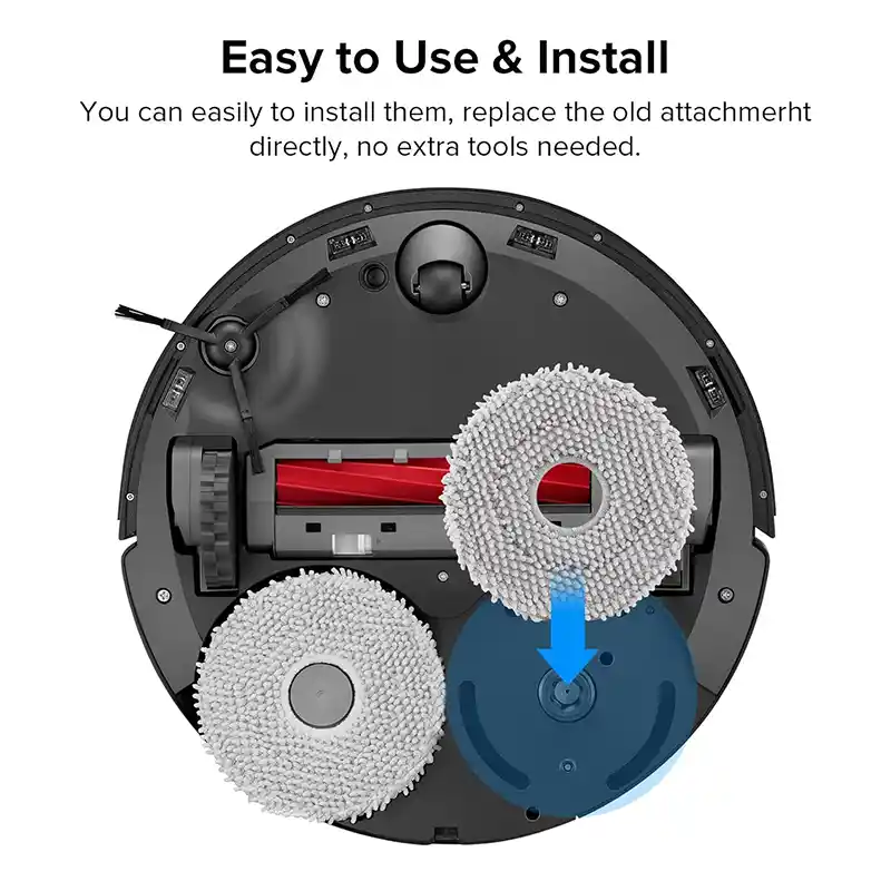 قابلیت تعویض و شستشو پد تی جارو شیائومی سری Q Revo