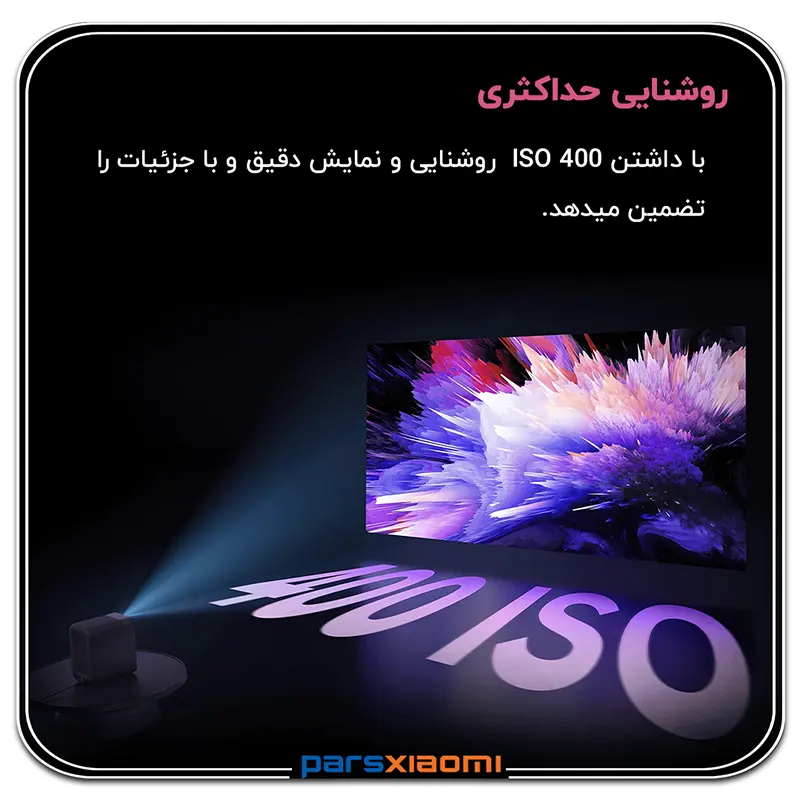حداکثر روشنایی برای ویدئو پروژکتور شیائومی مدل L1 Pro