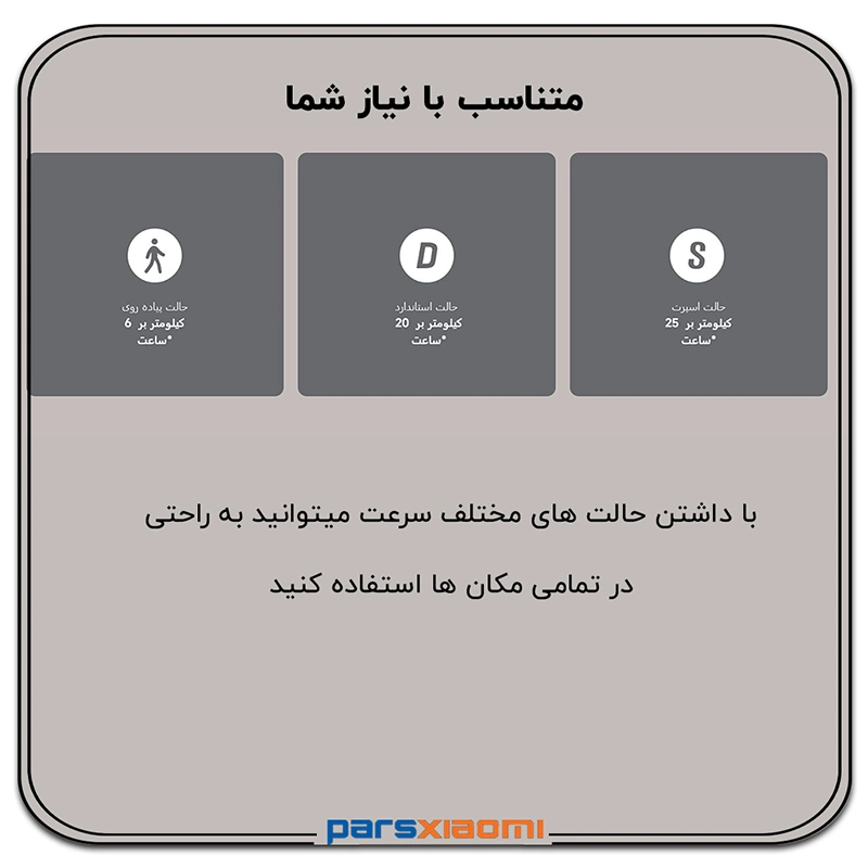 مجهز یه سه حالت سرعت