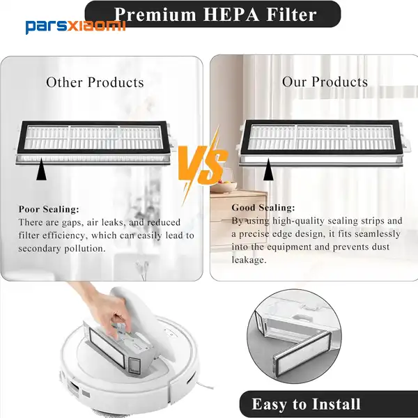 فیلتر جارو رباتیک