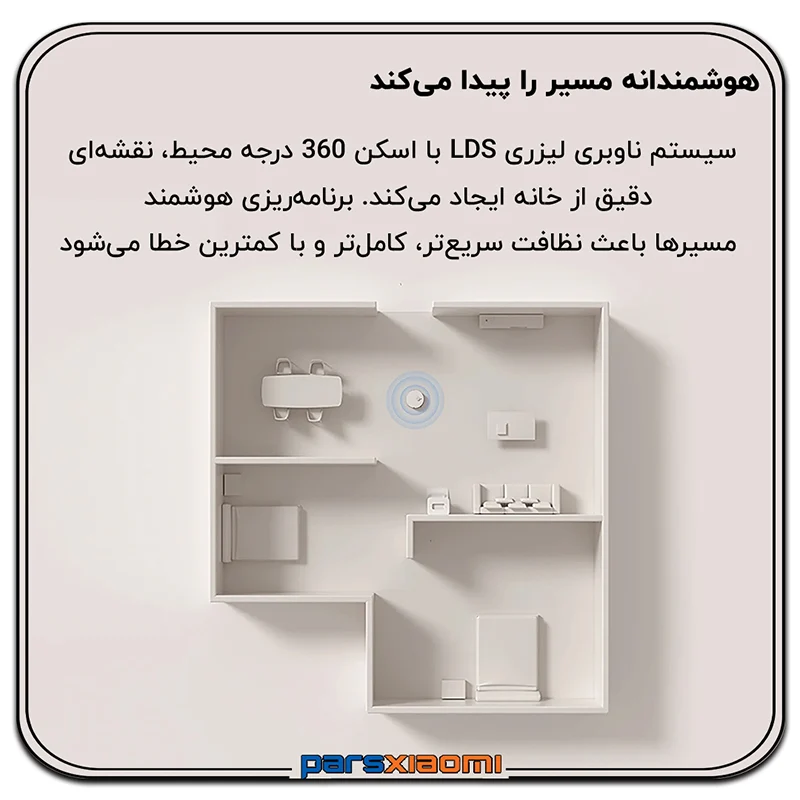 ناوبری Xiaomi Robot Vacuum H50
